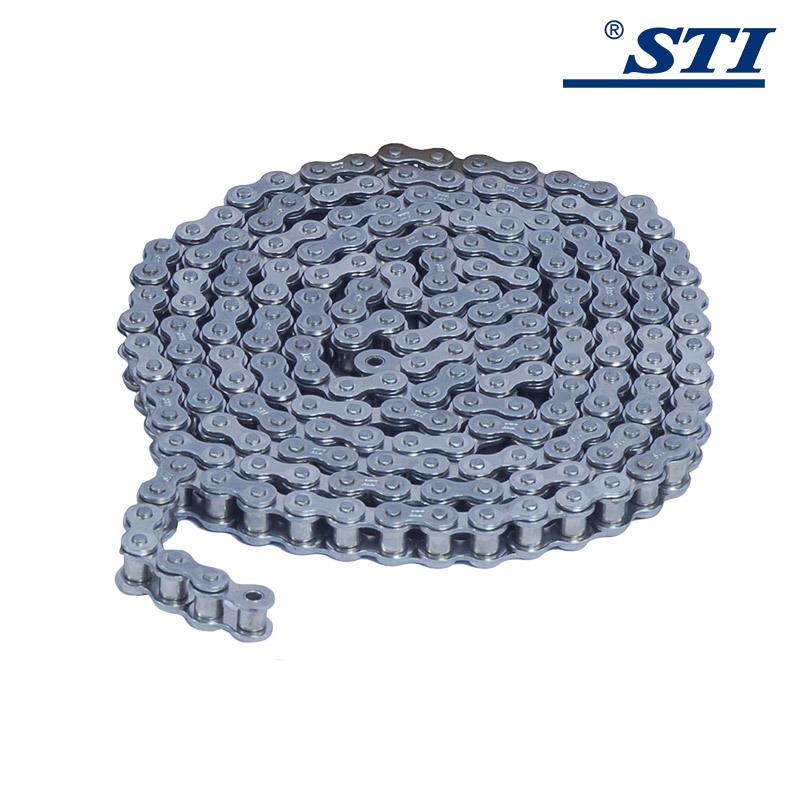 滚子链碳钢工业用耐高温传动链条STI国产单排传动链RC25-1R