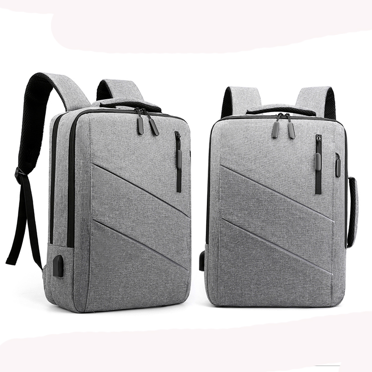 跨境皮膜商务大容量双肩包笔记本电脑包背包礼品代发
