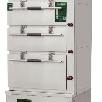 佰洁商用电磁炉 OSDCZG-1200 三层海鲜蒸柜 电磁海鲜蒸箱