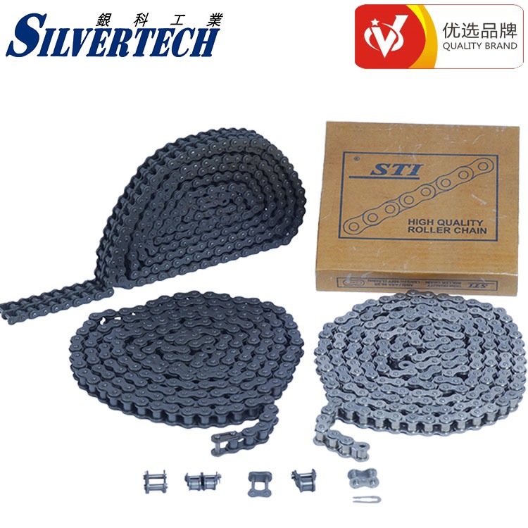 STI单排链条RC80-1R 中国制造  抗压耐磨工业传动链条短节距滚子链