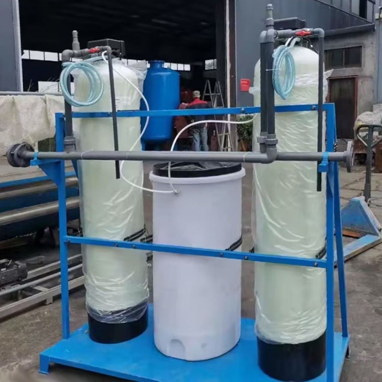 阜阳全自动软水器 6吨工厂软水处理设备 双阀双罐软化水设备
