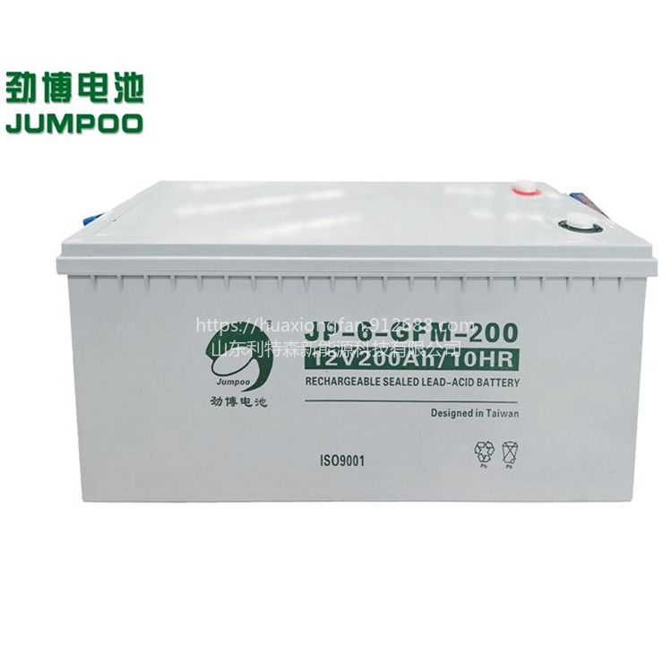 劲博蓄电池JP-6-FM-200 12V200AH/10HR直流屏UPS不间断电源