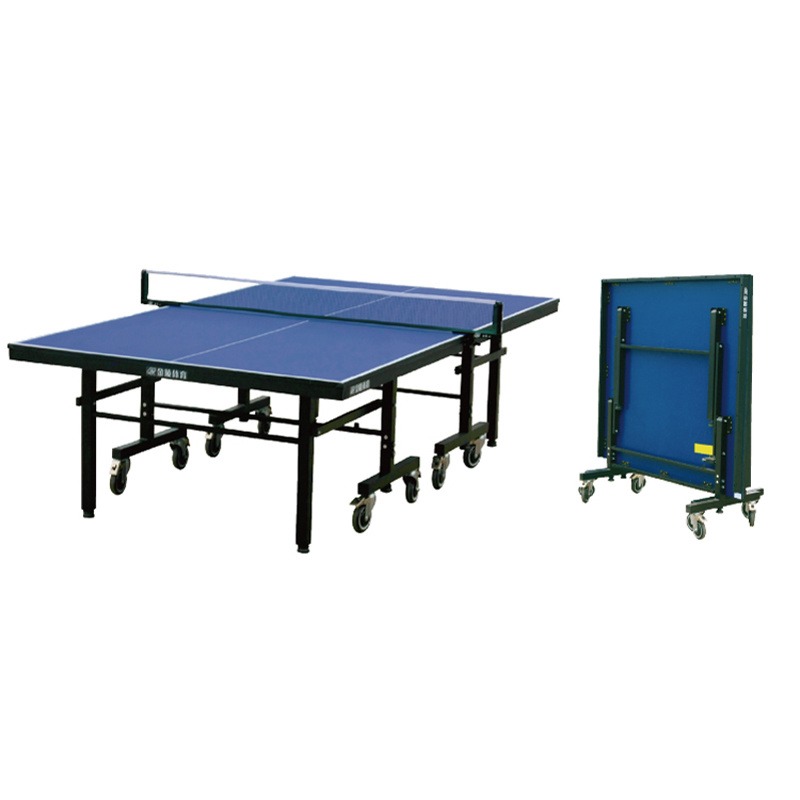可折叠式乒乓球台室内乒乓球桌子带轮移动式比赛家用乒乓台