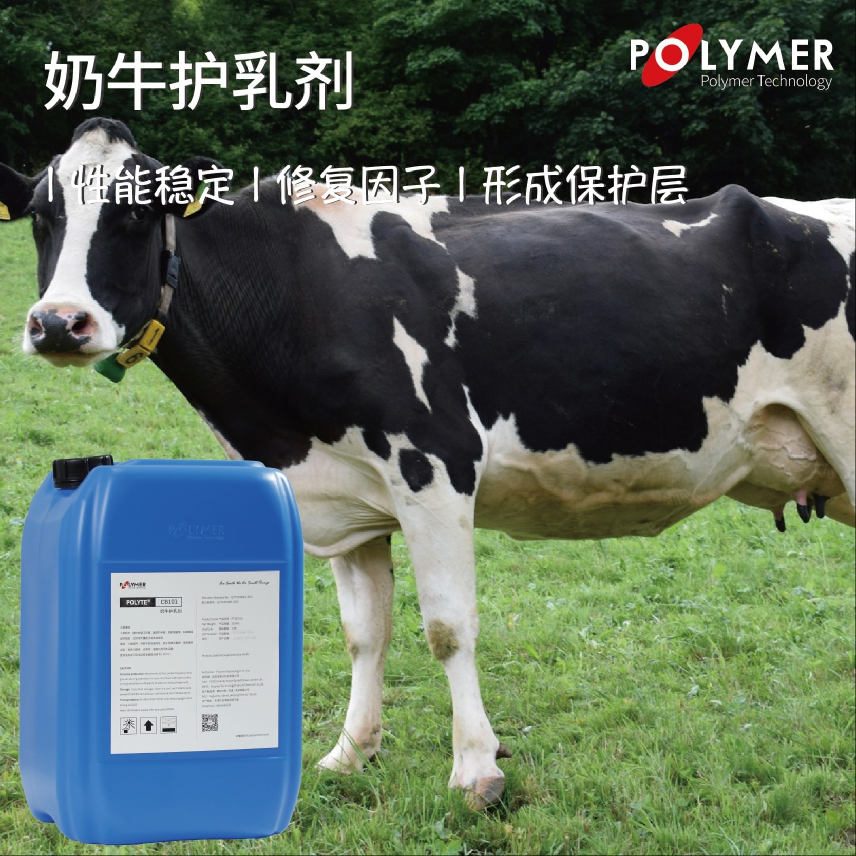 畜牧清洁奶牛护乳剂 POL YTE  CB101 宝莱尔 POLYMER